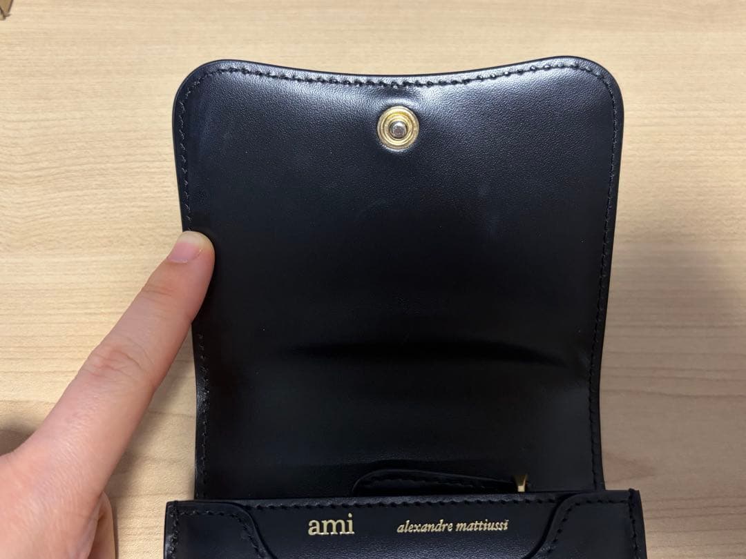 ami paris usl203-801001 二つ折り財布