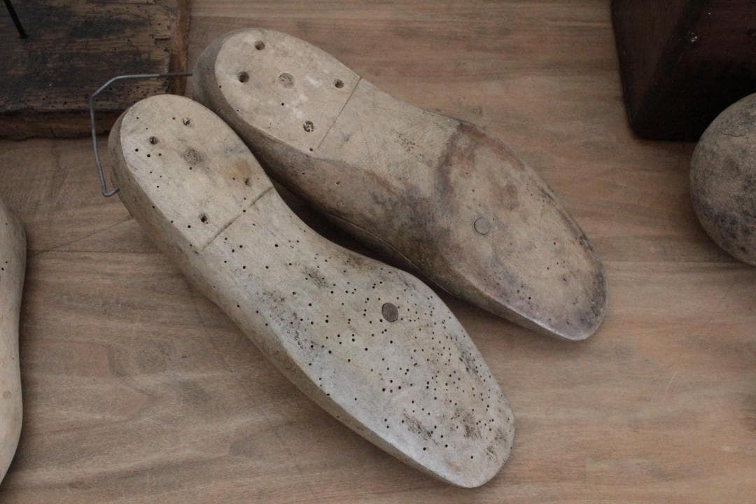 【C】フランスアンティーク木製シューモールド