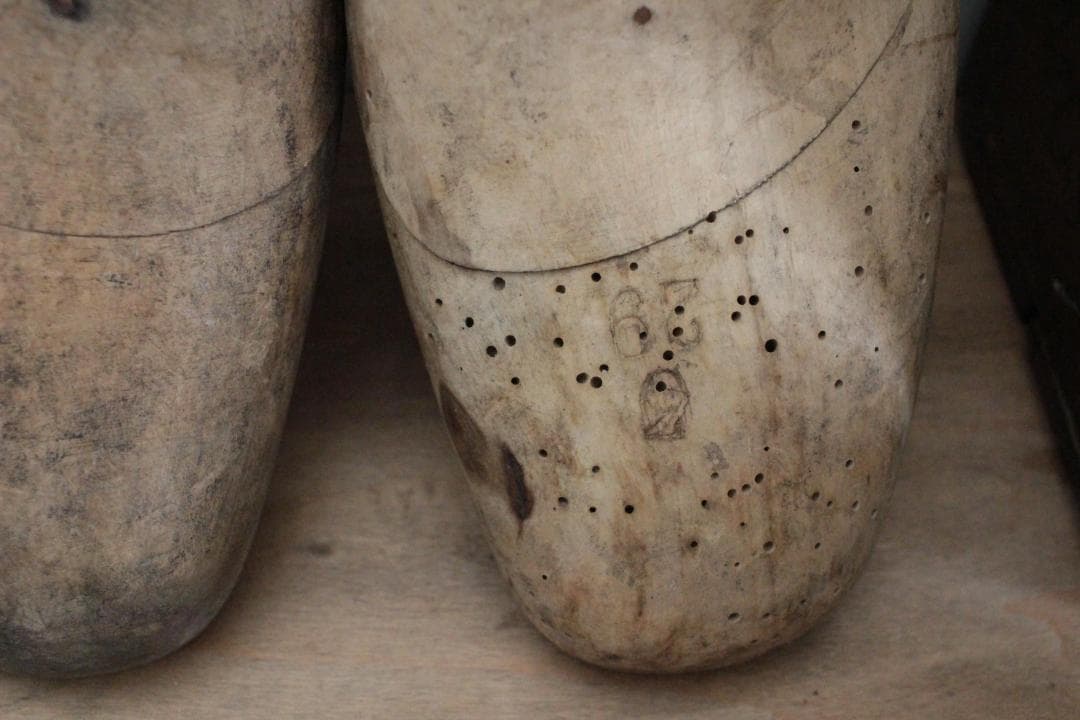 【C】フランスアンティーク木製シューモールド