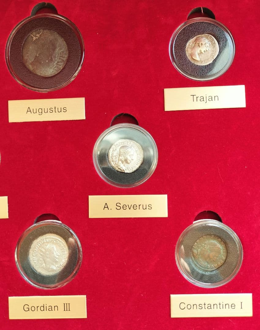 古代ローマの・コレクション（全8点:銀貨5・銅貨3）