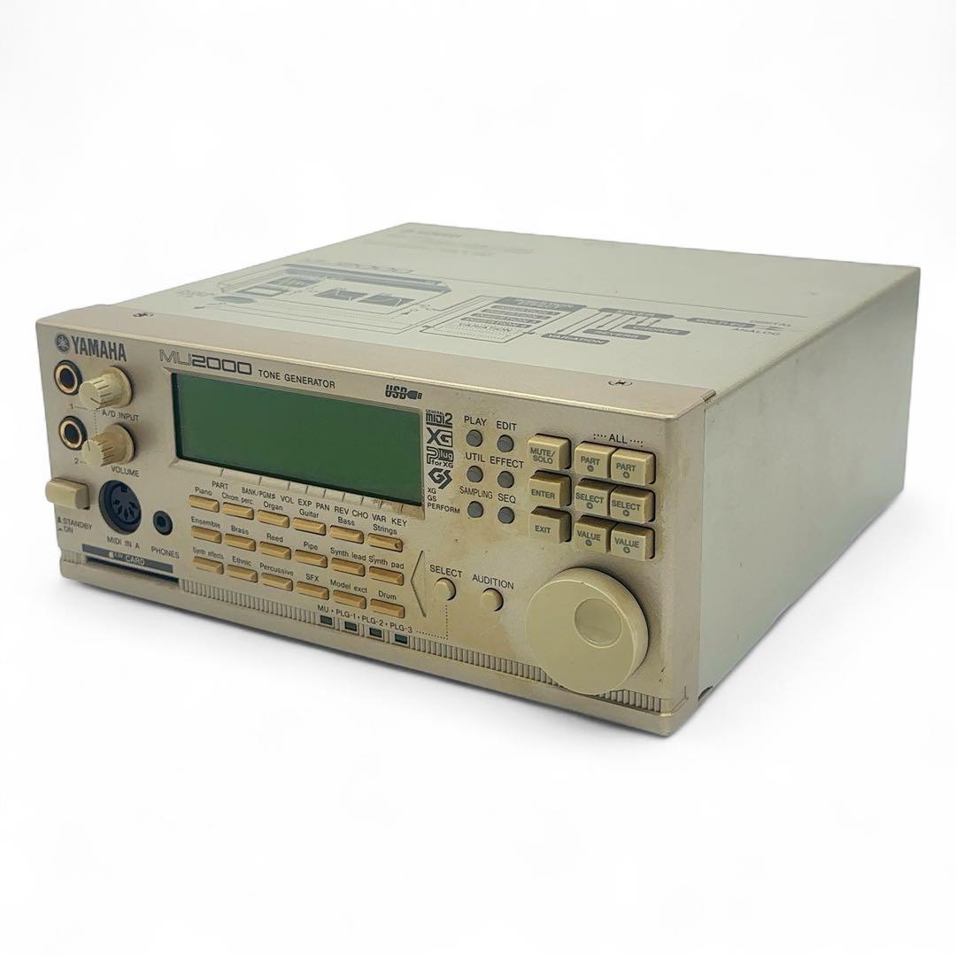 【希少品】 YAMAHA ヤマハ MU2000 音源モジュール 取説付属