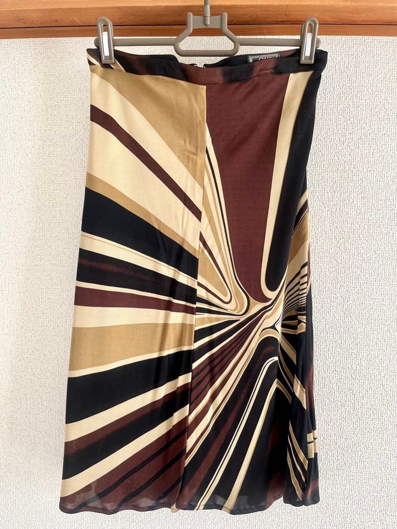 GIANNI VERSACE ストライプ タイトスカート 40