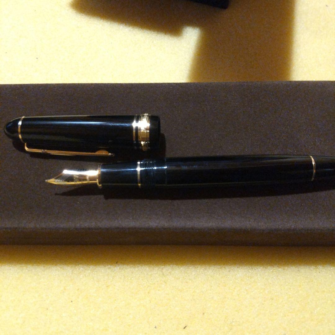 赤字覚悟 PLATINUM 万年筆 黒 金メッキ