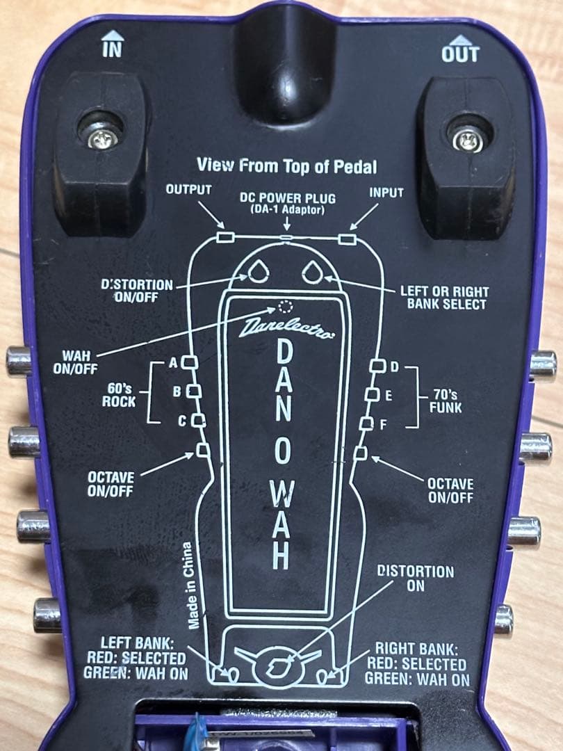 希少 美品 Danelectro Dan-O-Wah 多機能ワウ　ファズ