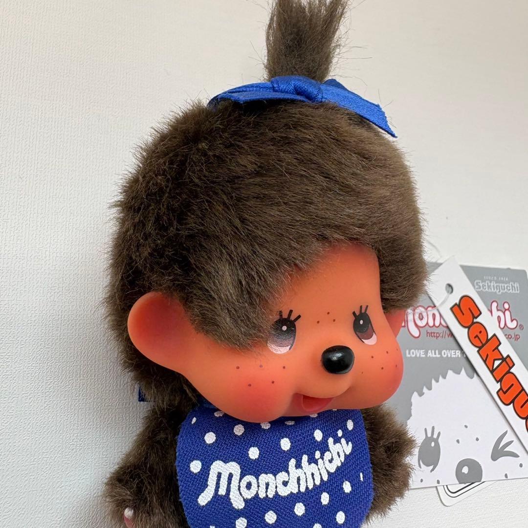 新品 推し色 モンチッチ 青色 monchhichi 2202