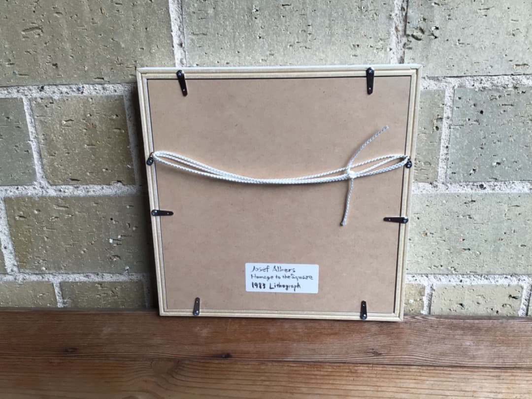 ヴィクトル・ヴァザルリ「正方形讃歌」1983年リトグラフ