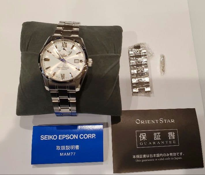 再値下げ！新品・未使用 ORIENT STAR RK-AU0006S シルバー