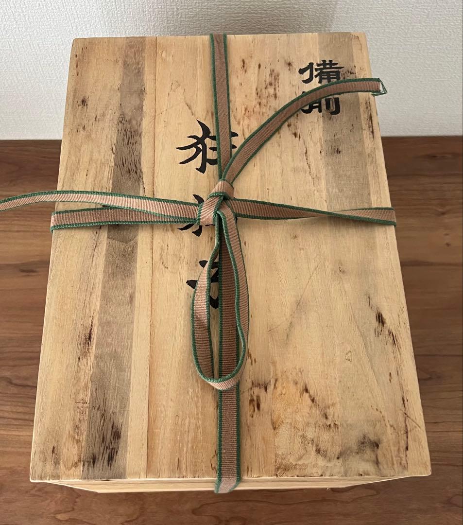 古備前置物 狂獅子像 江戸末期頃 収納木箱有 アンティーク