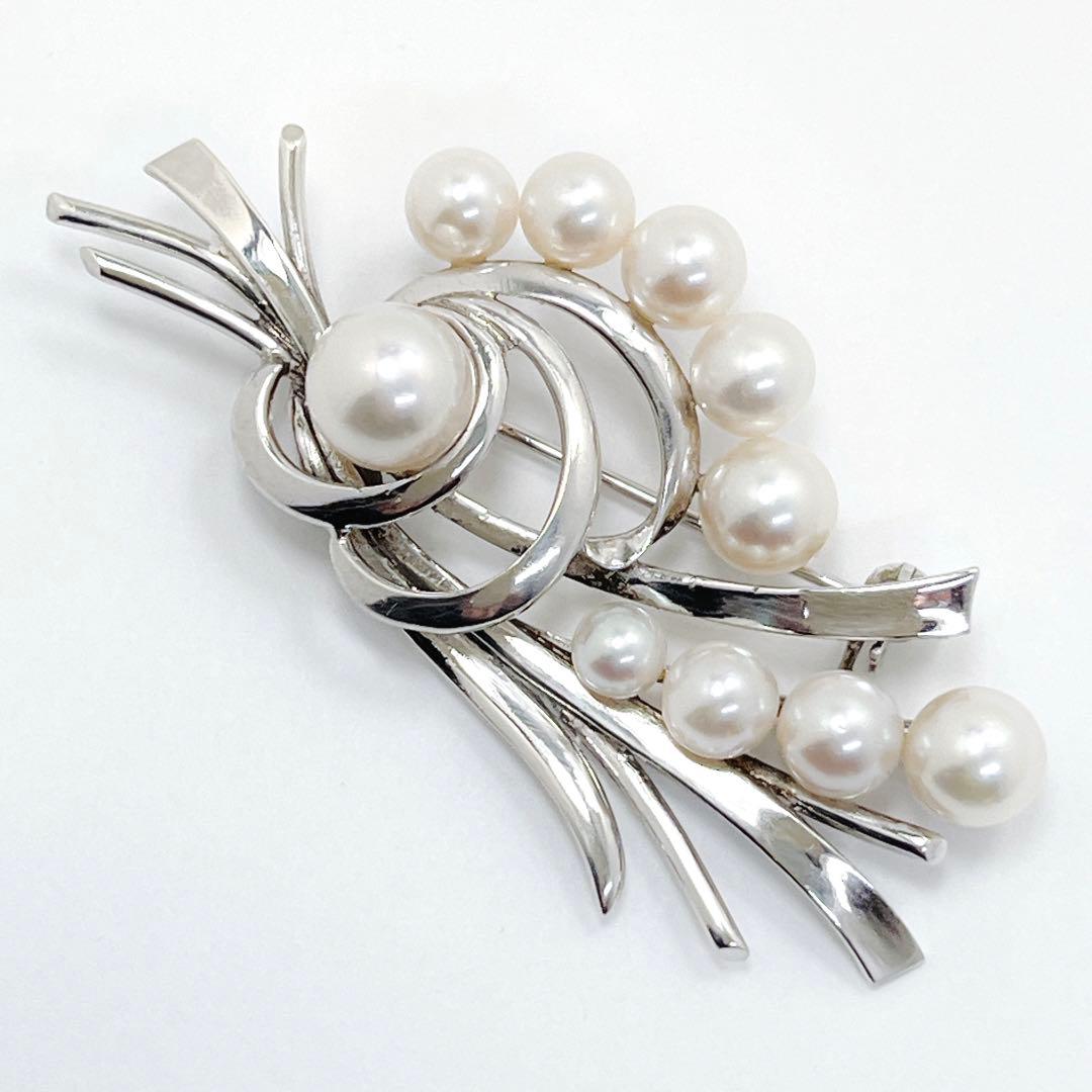 MIKIMOTO ミキモト アコヤパール　ブローチ　コサージュ