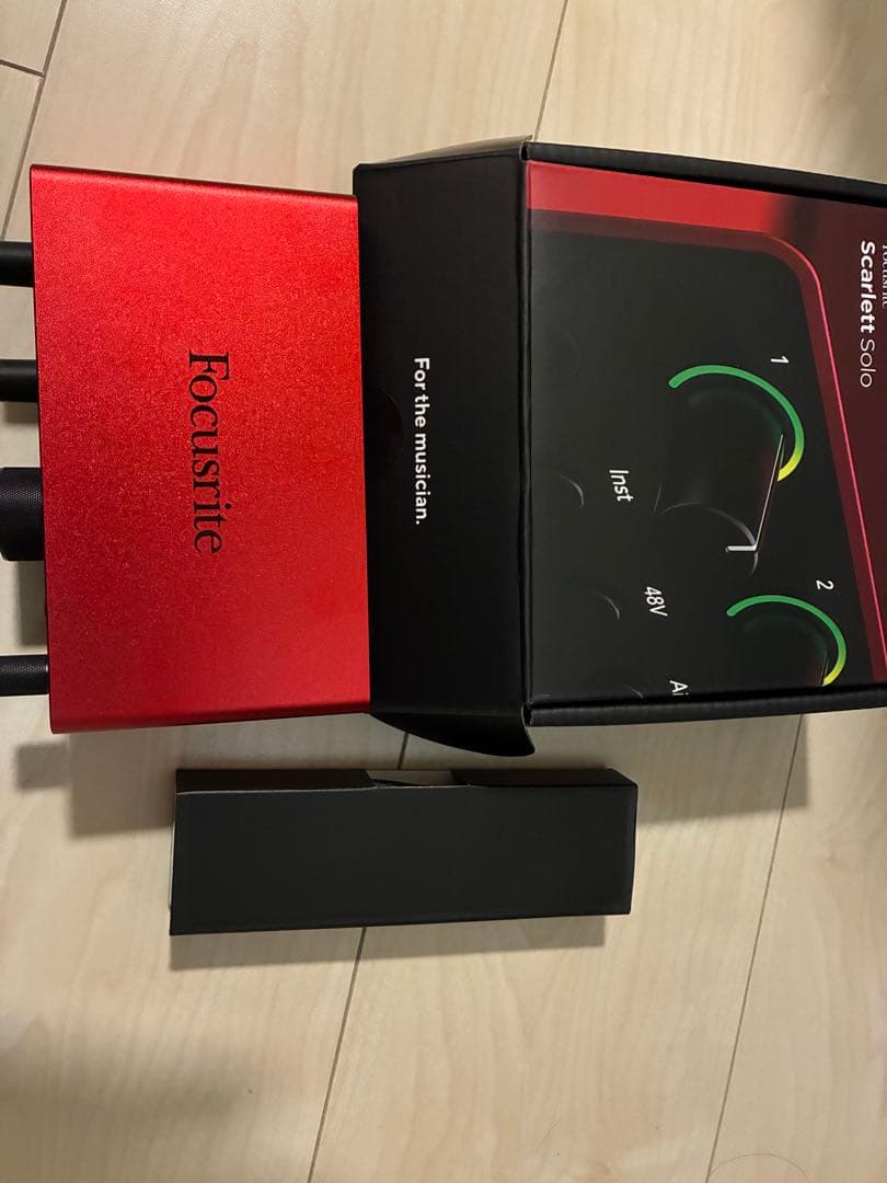 FOCUSRITE Scarlett Solo Gen4 第4世代