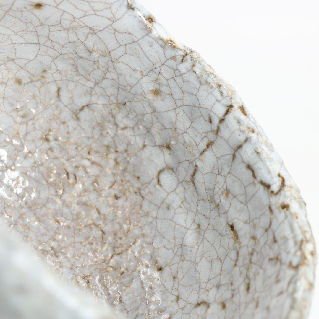 人間国宝 十代休雪 三輪休和作 鬼萩茶碗 表千家十四代 而妙斎書　M972