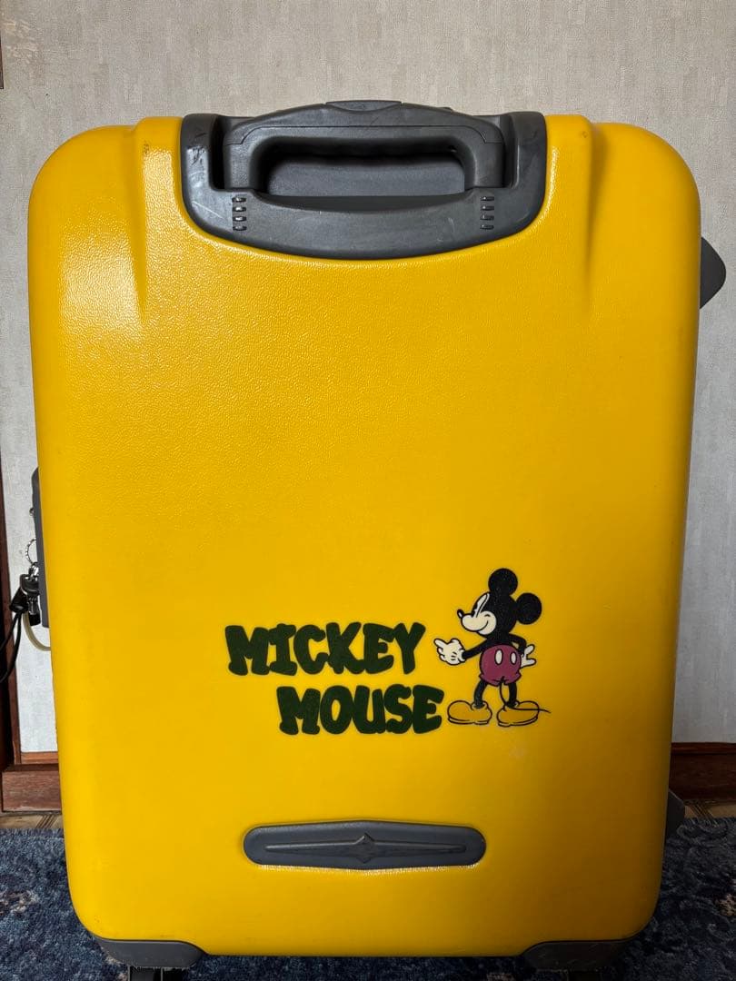 ミッキーマウス キャリーケース イエロー