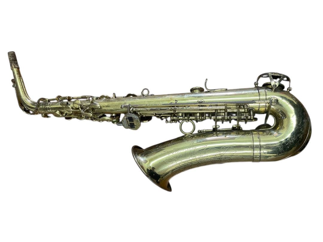 ②Nikkan アルトサックス　楽器　ゴールド