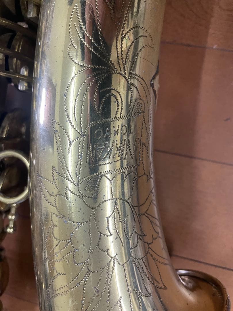 ②Nikkan アルトサックス　楽器　ゴールド