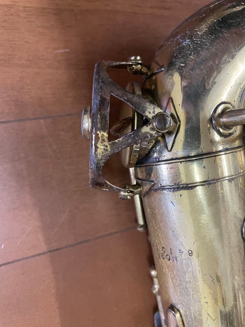 ②Nikkan アルトサックス　楽器　ゴールド