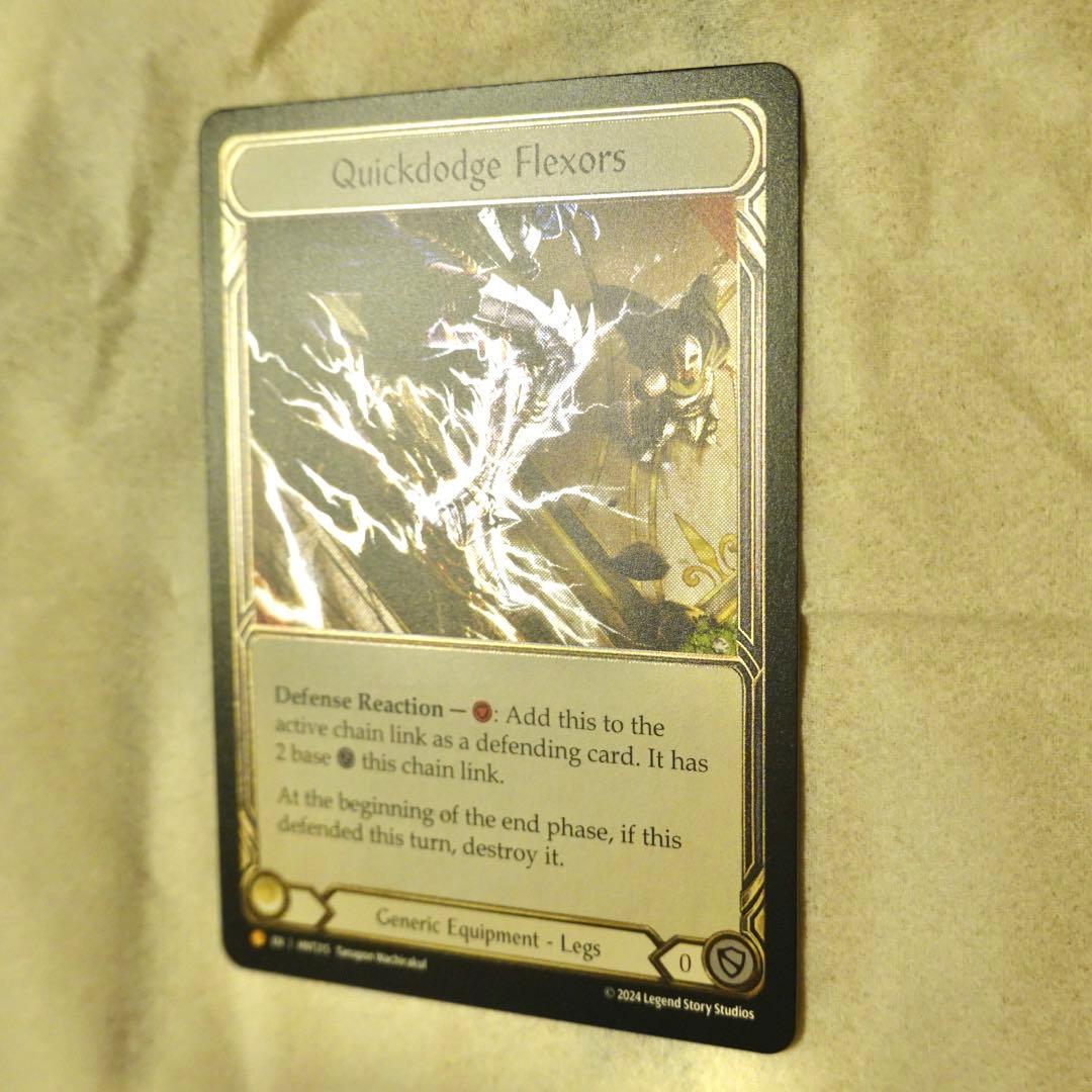 【FaB】Quickdodge Flexors 屈性回避 cold foil
