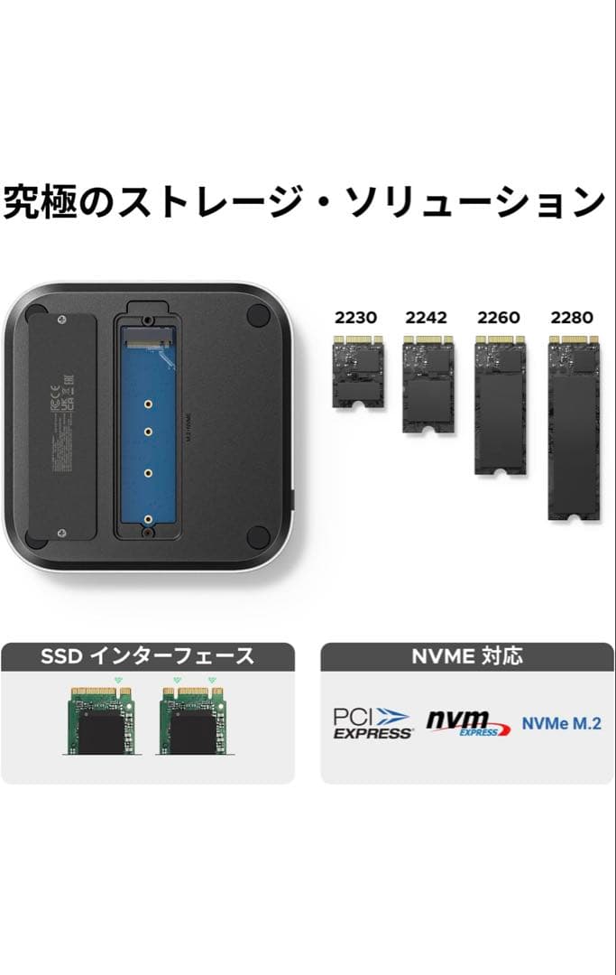 UGREEN Mac mini M4用 ドッキングステーション＆スタンド