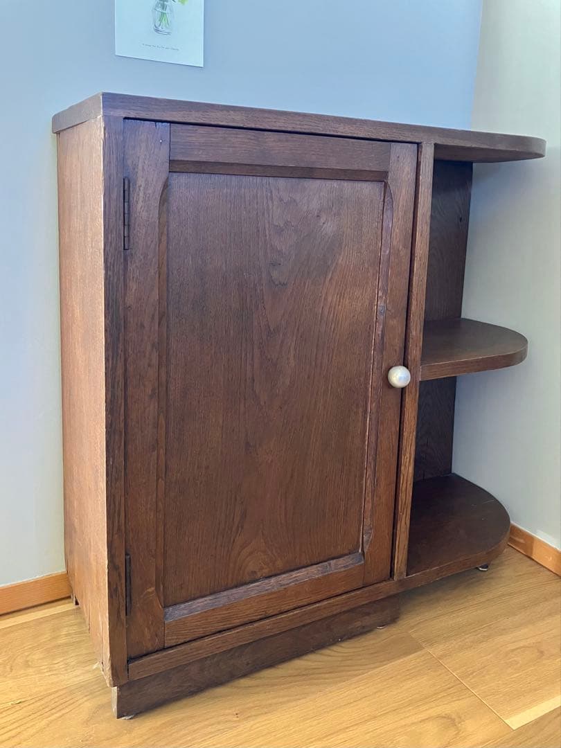 【Tomo】ビンテージ キャビネット 本棚 サイドボード オーク 収納棚