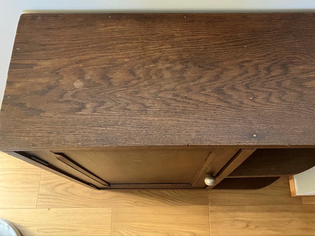 【Tomo】ビンテージ キャビネット 本棚 サイドボード オーク 収納棚