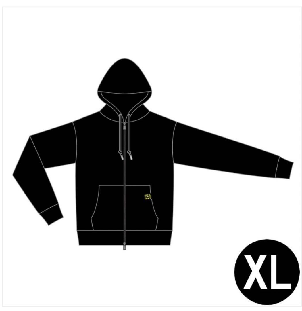 【新品未使用】菅田将暉　オールナイトニッポン　オフィシャルパーカー黒　サイズXL