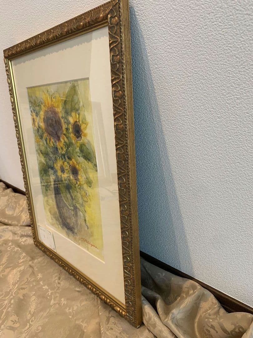 水彩画　ひまわり