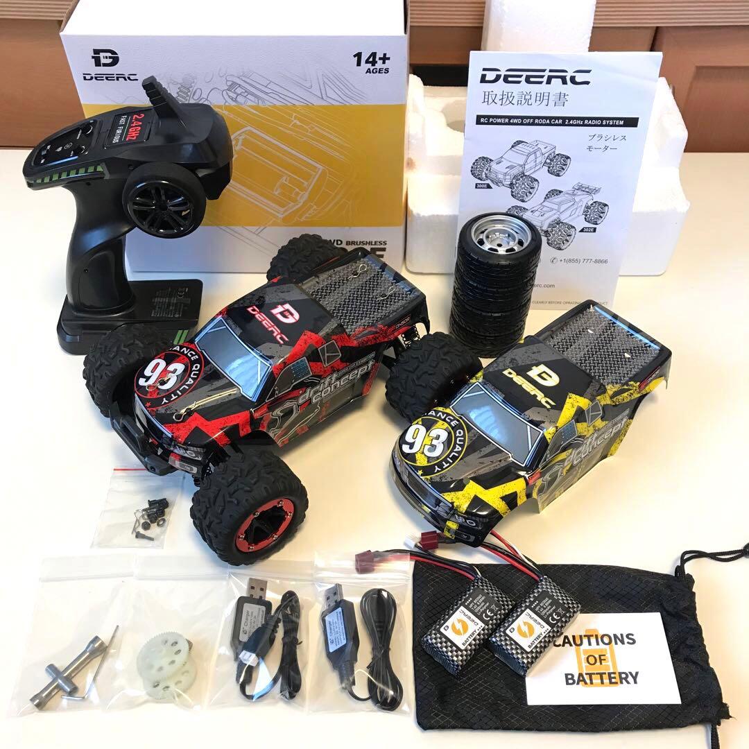 オフロードラジコンカー DEERC 300E ブラシレスモーター