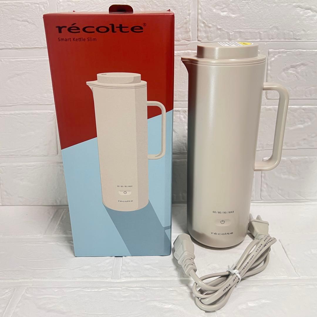 新品 レコルト スマートケトル スリム ホワイト 海外国内旅行年末年始