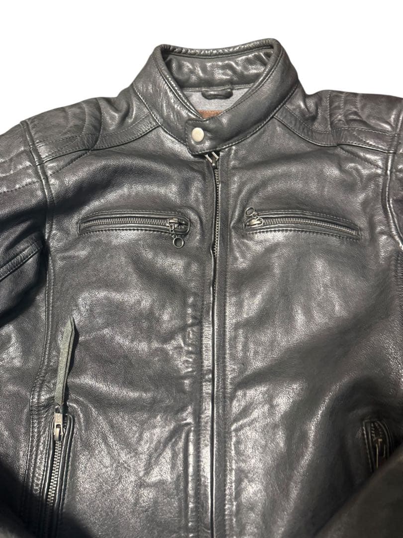 デイトナ カフェライダースジャケット DL-006 レザージャケット 牛革 L