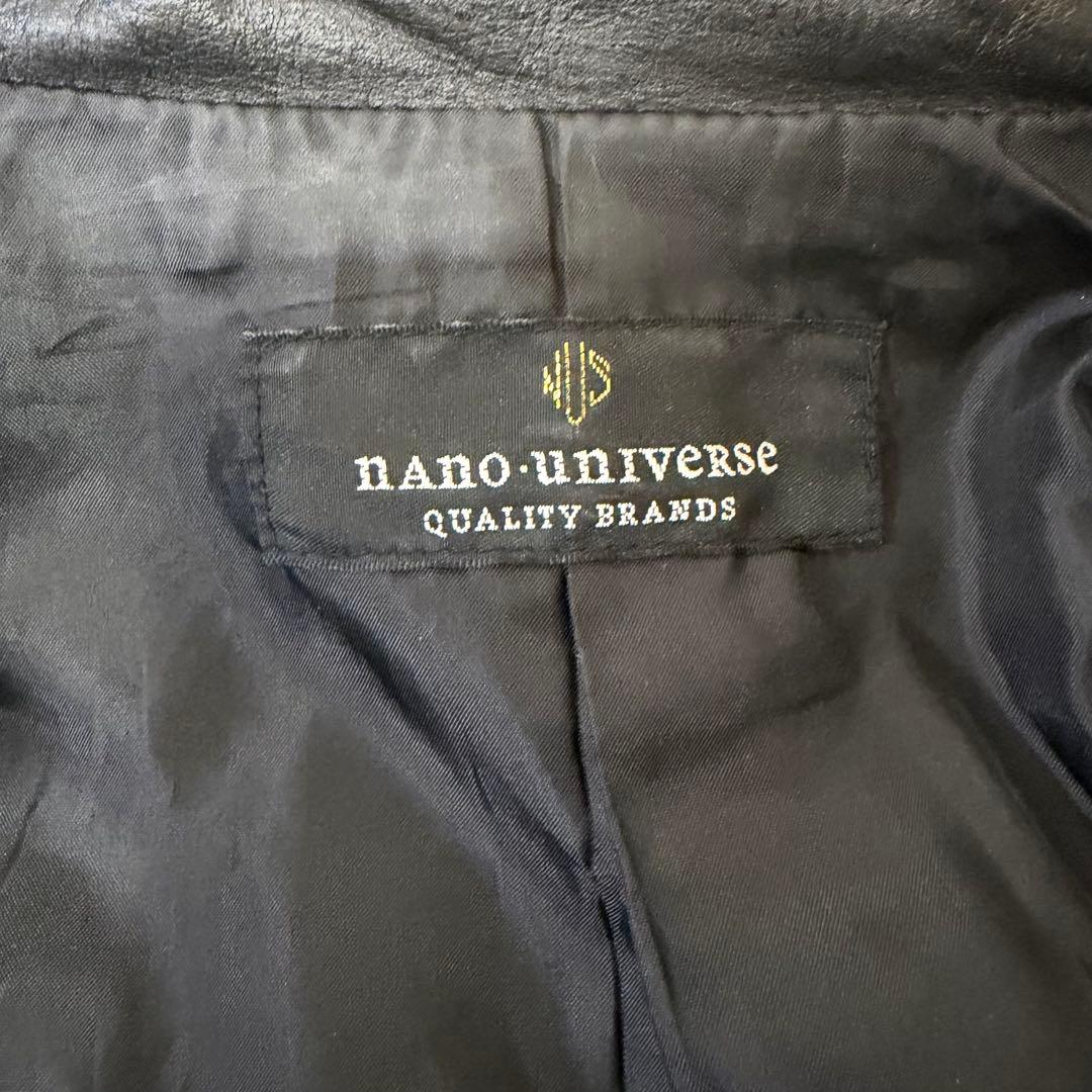 【牛革】ナノユニバース　ライダース　M nanouniverse