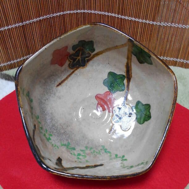 時代物 尾形乾山 五角形鉢