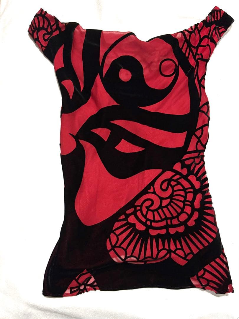 Vivienne Tamデザイン90年代ビンテージシルクトップス[希少]