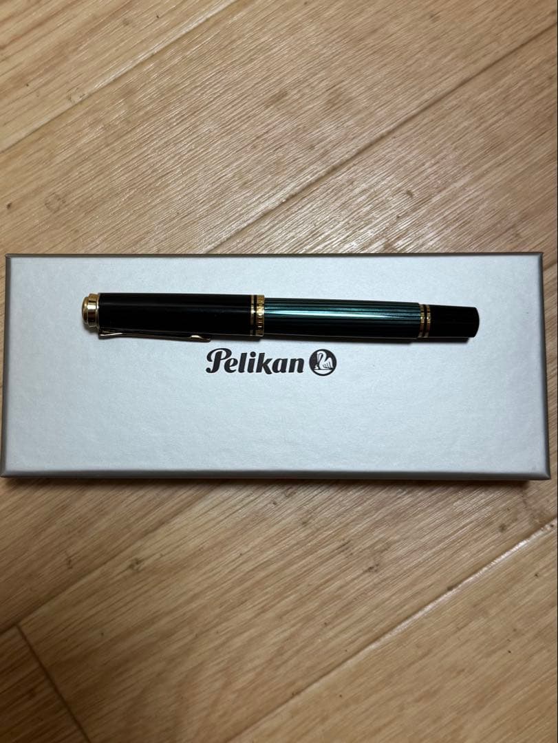 Plikan / ペリカン万年筆スーベレーン M600 グリーンストライプ F