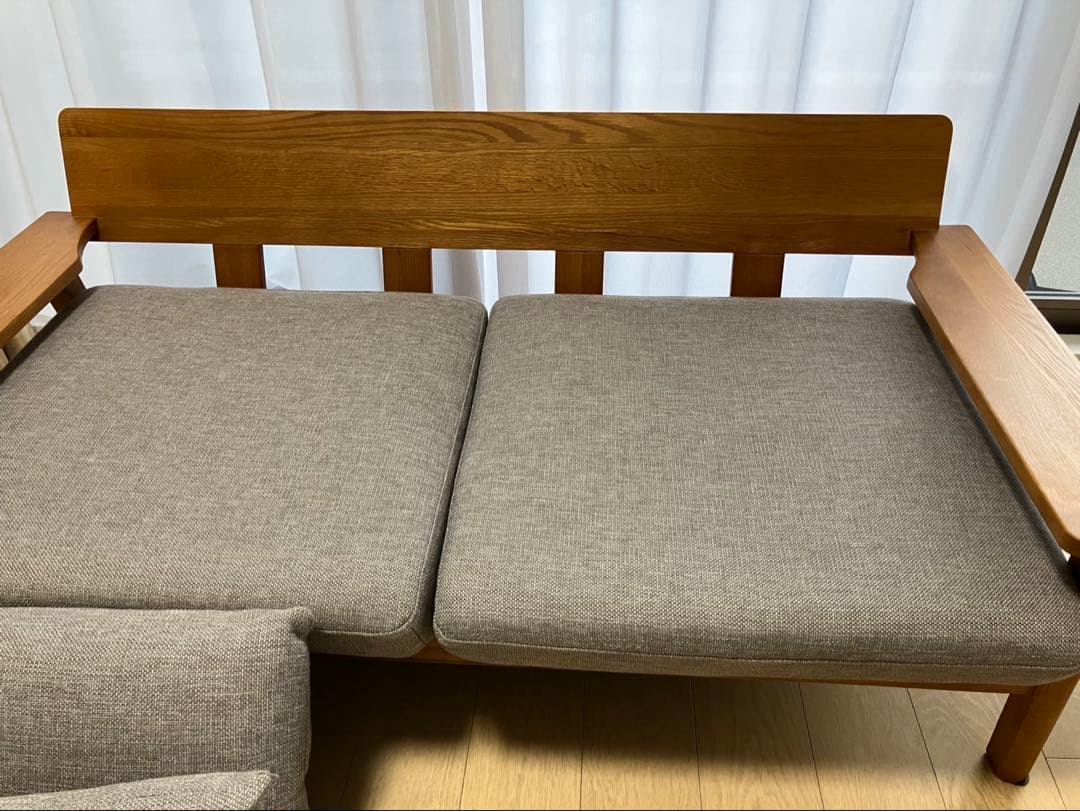 unico 2人掛け ソファ グレー KIRP 美品