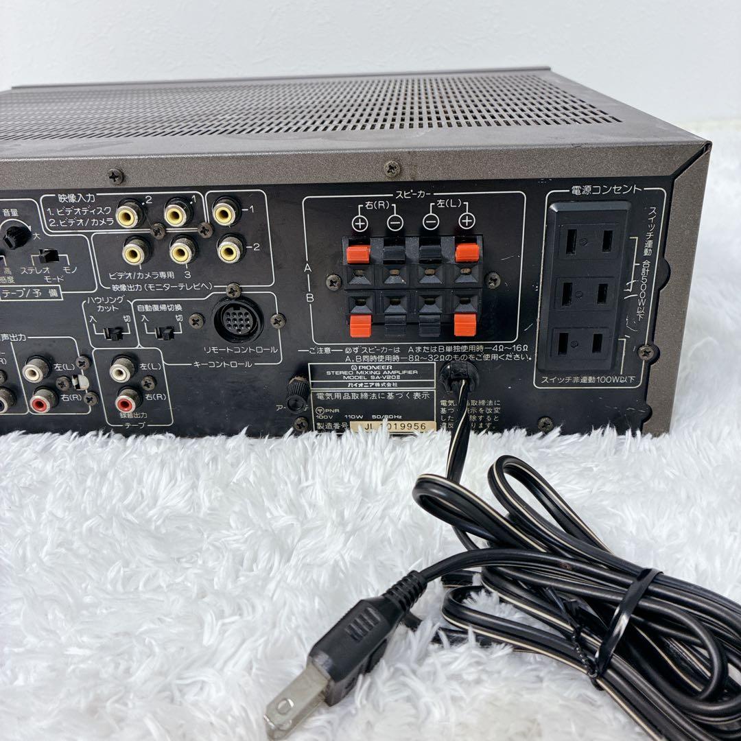Pioneer パイオニア SA-Ｖ20 II 業務用カラオケアンプ 動作品