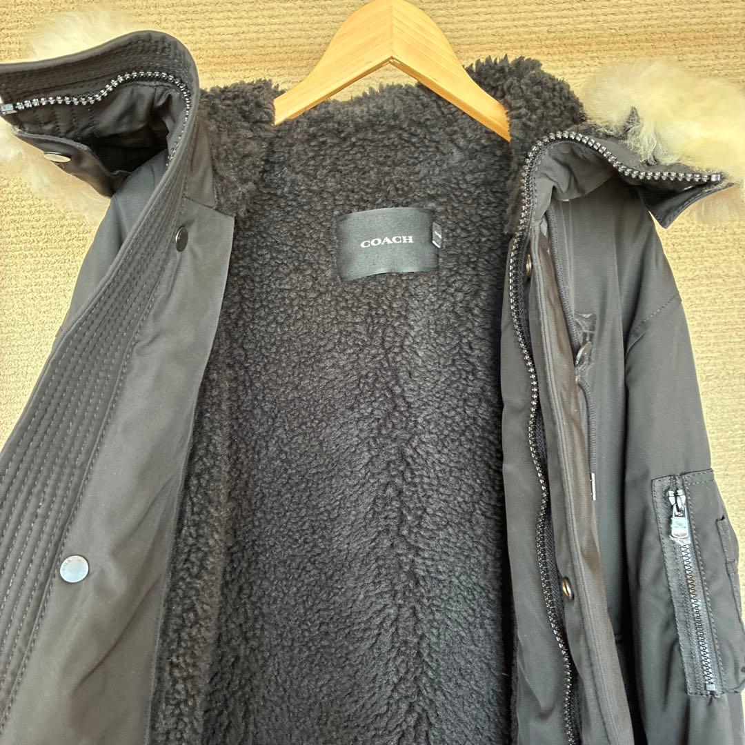 COACH　コーチ　ファー付きジャケット　Lサイズ