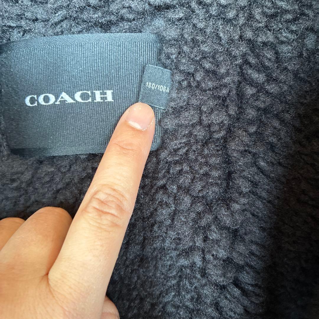 COACH　コーチ　ファー付きジャケット　Lサイズ
