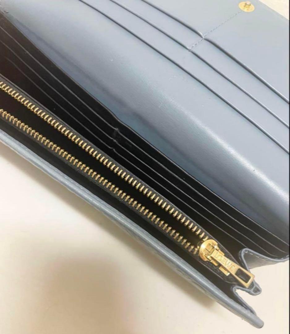 最終価格　LOEWE リピートアナグラム 長財布