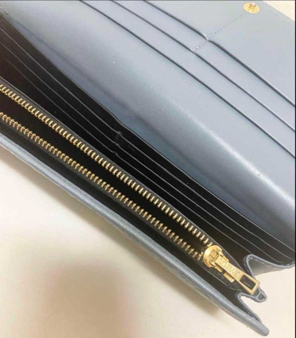 最終価格　LOEWE リピートアナグラム 長財布