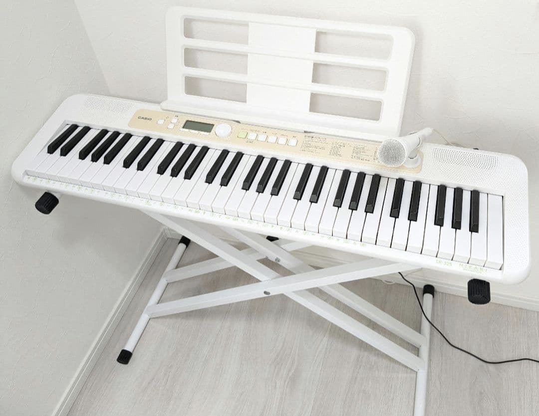 CASIO カシオ LK-325 光ナビゲーションキーボード スタンドセット
