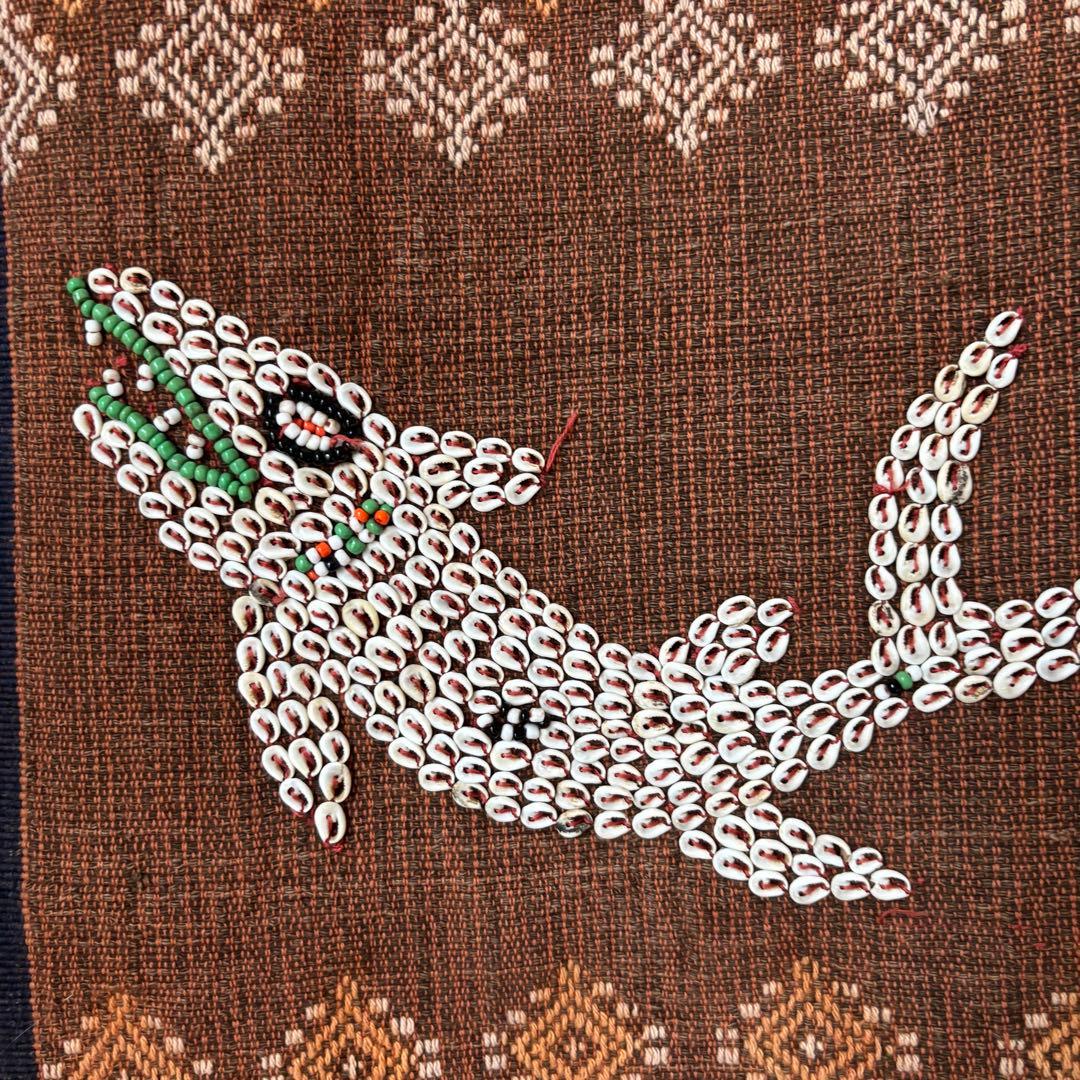 アニマル　手織り　ジェルワーク　タペストリー