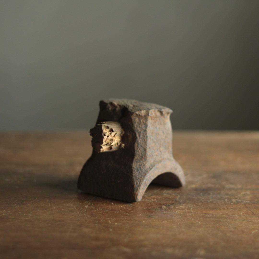 鉄塊 オブジェ 古道具 アンティーク デビルスタワーのような。