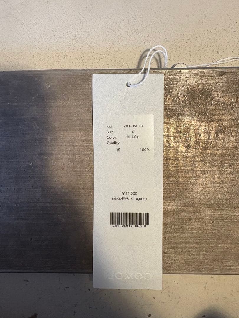 【極美品】24SS COMOLI 『サープラスタンクトップ 』BLACK 3