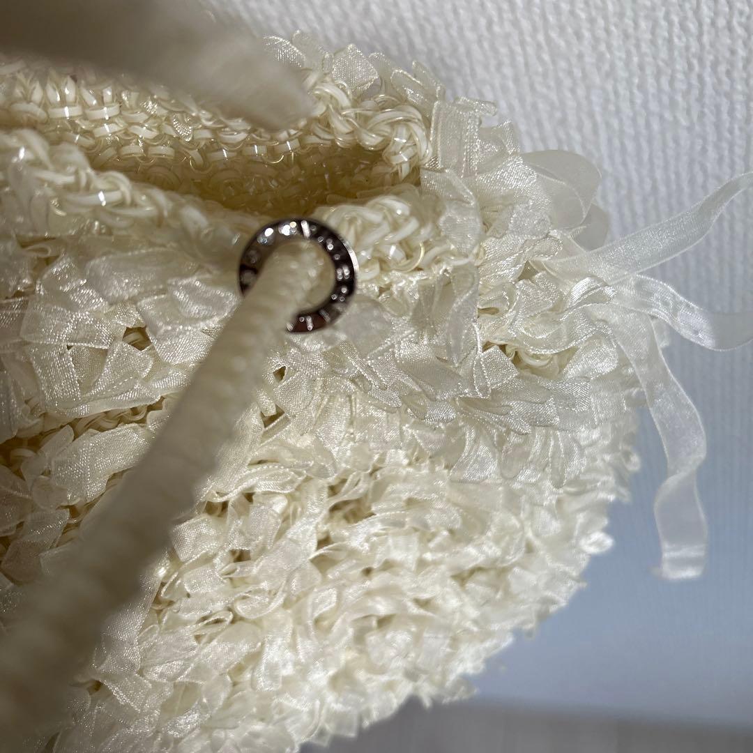リボン装飾アイボリー　アンテプリマ