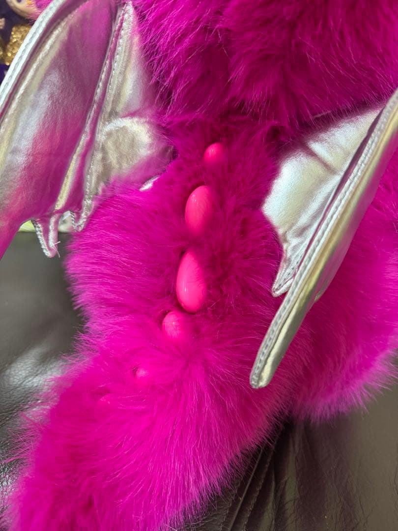 超特大60cmドラゴンフルーツピンク天使ジモモ 羽付き スペシャルオーダー