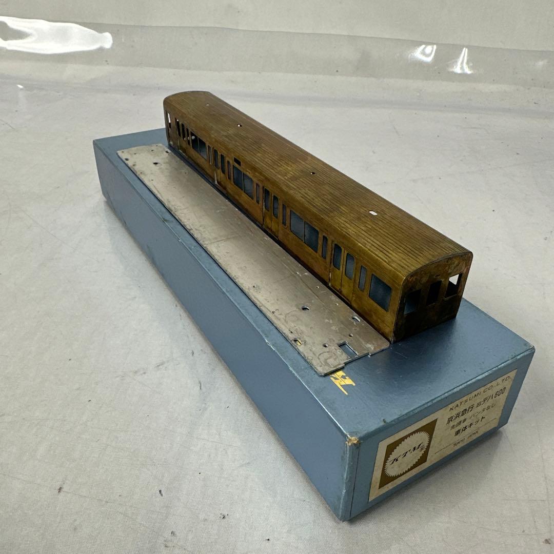 ▽KTM カツミ HOゲージ 京浜急行 旧デハ600 車体キット ジャンク