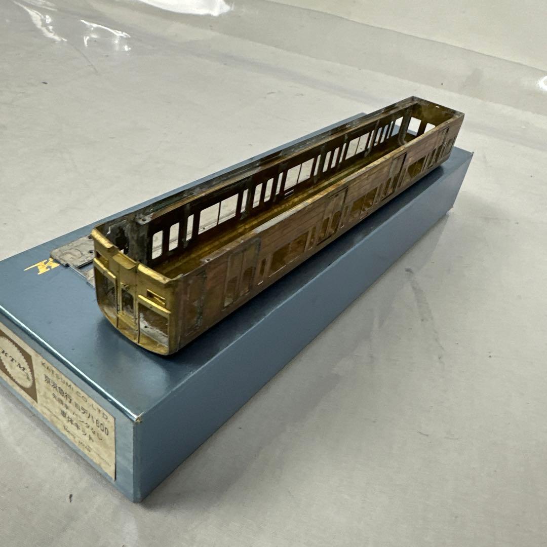 ▽KTM カツミ HOゲージ 京浜急行 旧デハ600 車体キット ジャンク