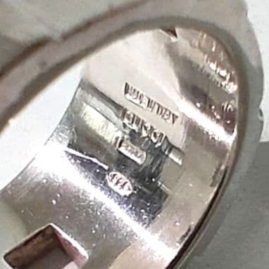 ＊グッチ　SV925　リング　指輪　16号　ヴィンテージ　希少　研磨仕上げ済み