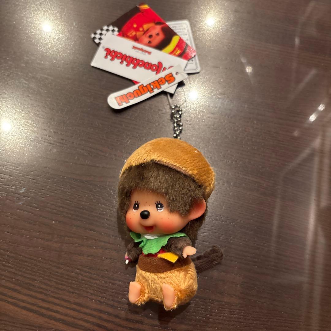 モンチッチ　ハンバーガー　タイ　限定　タグ付き