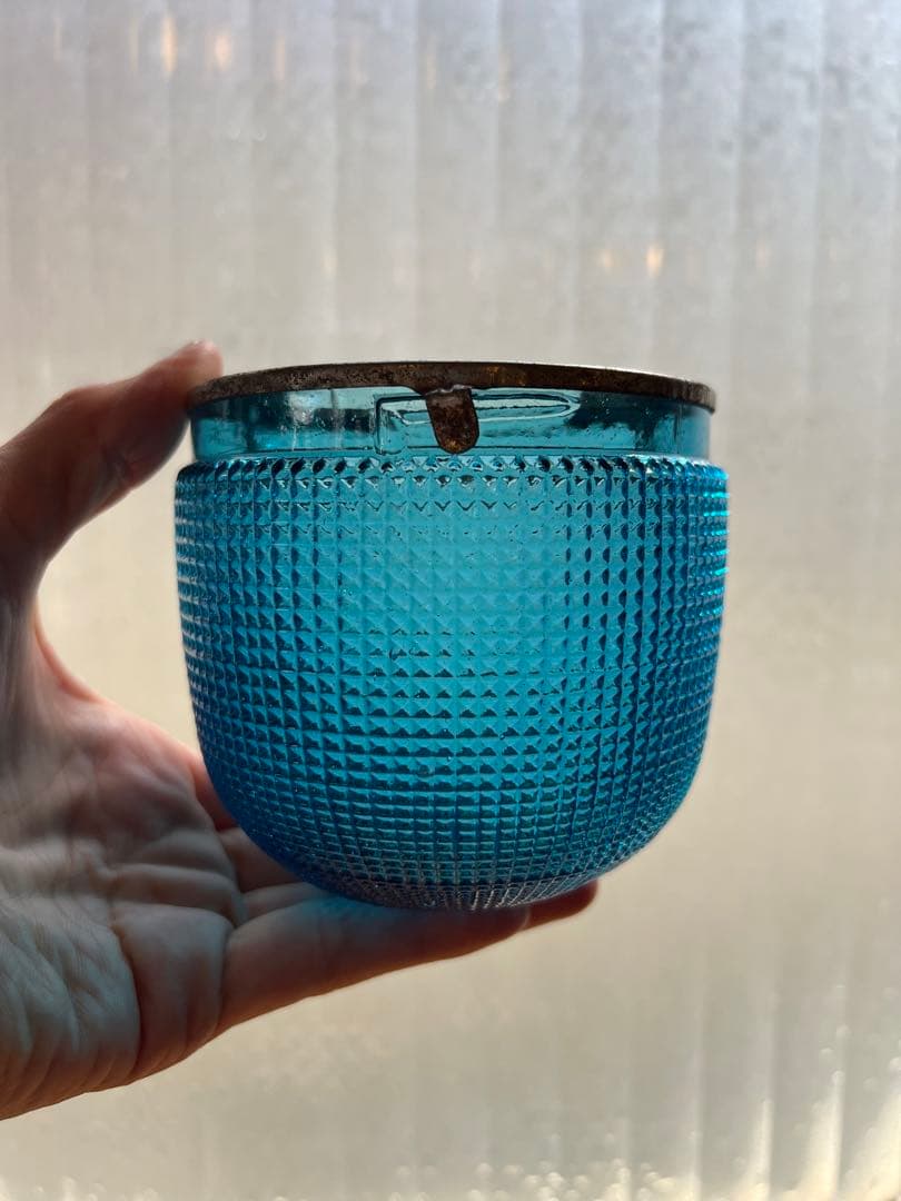 レトロ　ガラス　ハエ取りビン　3色セット　電笠　照明　型ガラス　ホヤ