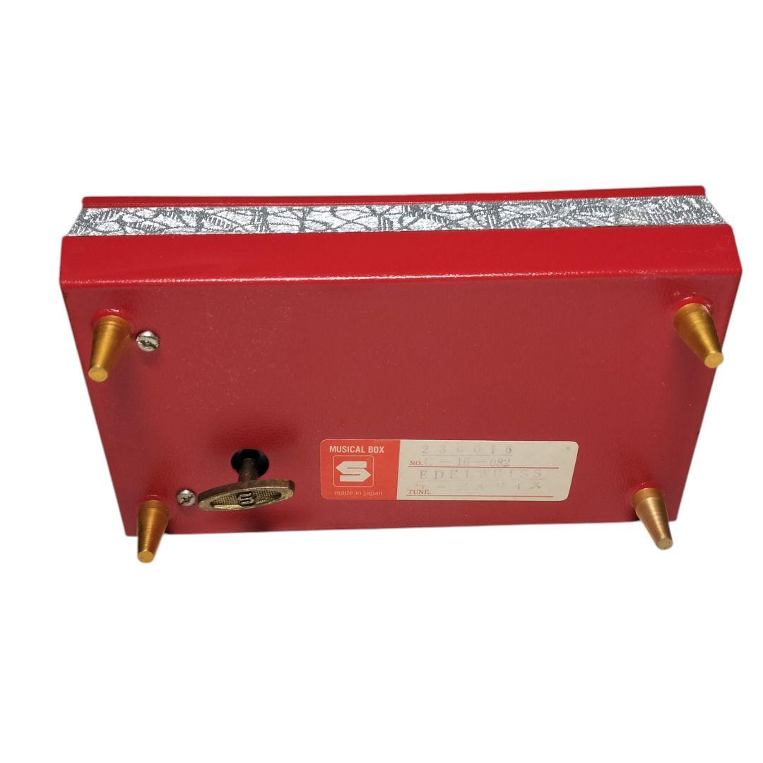 オルゴール バレリーナ ジュエリーBOX 昭和レトロ エーデルワイス♪